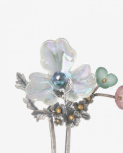 [나스첸카] 여리여리 꽃한송이 _ 은 뒤꽂이