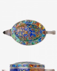 [나스첸카] 정통 핸드메이드 칠보 미니 은 주전자