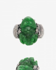 [나스첸카] 전통 두꺼비 은반지