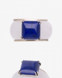 [나스첸카] 아름다움의 간격 2 _ 청금석 라벤더 옥 가락지