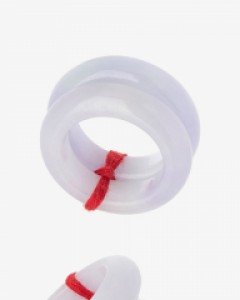 [나스첸카] 슬림한 라벤더 한쌍 2 _ 비취 옥 라벤더 쌍가락지