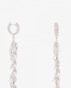 [나스첸카_신라 귀걸이] 신라녀 화이트 _ 강남 스타일 _ 은 귀걸이