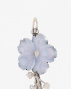 똑딱핀 명품머리핀 머리핀쇼핑몰 아게이트 칼세도니 헤어핀_나를 감싸는 공기 3 [나스첸카]