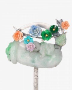 비취뒤꽂이 옥뒤꽂이 대수머리꽂이 떨뒤꽂이 전통꽂이 하나린 4