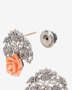 은귀걸이 꽃귀걸이 부귀 파스텔화