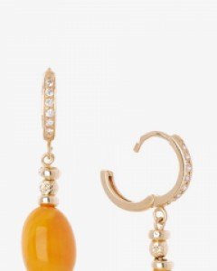 14K귀걸이 호박귀걸이 밀화귀걸이 비즈귀걸이 알알이 호박 2