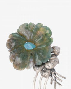 아게이트뒤꽂이 은뒤꽂이 꽃뒤꽂이 한복뒤꽂이 피어오르는 4