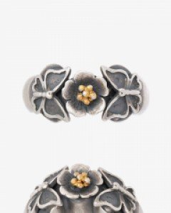 은가락지 은반지 실버반지 꽃반지 전통반지 꽃과 나비 나스첸카