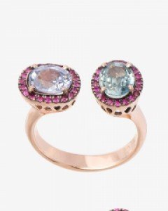 14K반지 사파이어반지 루비반지 오픈형반지 오픈반지 이브닝 사파이어 루비 나스첸카