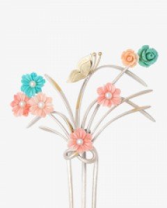 꽃 뒤꽂이 은 뒤꽂이 한복 뒤꽂이 돌담 너머 14 나스첸카