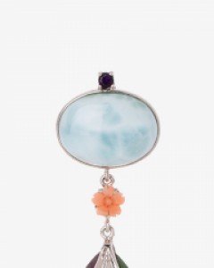 라리마 팬던트 루비조이사이트 팬던트 원석 팬던트 원석 목걸이 생명의 진동 13 나스첸카