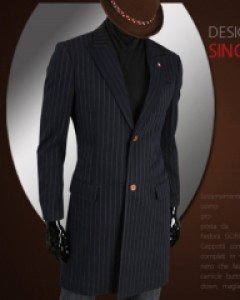 핸드메이드 GO9085RS 레드스트라이프 코트남성코트