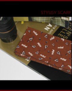 SCARF 스카프 SC-302 오렌지브라운