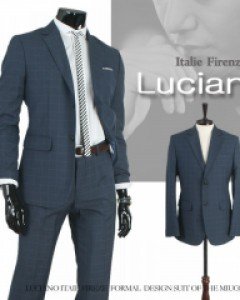 Luciano 2023 윈도우체크 Suit뉴클래식 [슬림핏] 봄여름정장