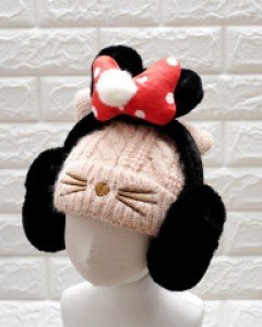 생쥐 레드리본 귀마개