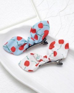 체리 바니 아동 헤어핀 (5cm 집게핀)