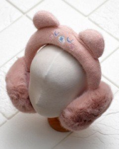 곰돌이 접이식 귀마개