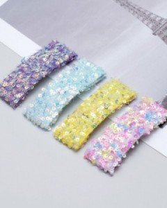 러블리 스팽글 일자 여아 똑딱핀 유아 머리핀 아동 헤어핀 키즈 똑핀