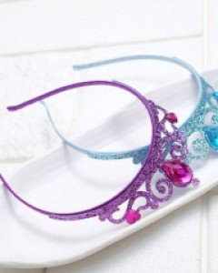 글리터 왕관 티아라 유아 헤어밴드 여아 머리띠 아동 밴드