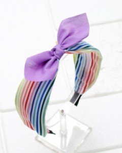 무지개 반다나 유아 머리띠 여아 아동 헤어밴드 초등