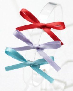 제니 미니 리본 헤어핀 새틴 머리핀 키치 집게핀