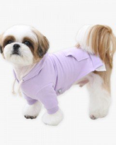 [10% 추가할인] 마카롱 후드 티셔츠 (퍼플)