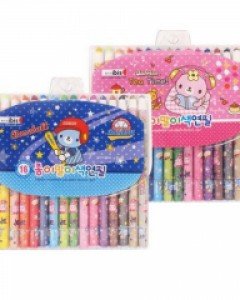 5000 16색종이말이색연필(CR)