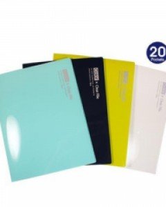3500 컬러PP클리어화일20P(SP)-크림