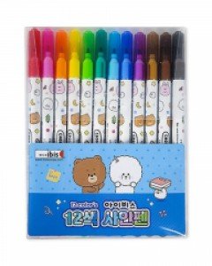 4500 12색아이비스사인펜(CR)-블루