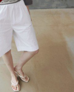 36945/코튼 밴딩 5부반바지