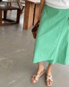 [세일]44303/밑단언발 트임 스커트