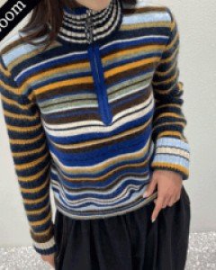 [20%세일]48041/[울18%]반하이넥 스트라이프 니트