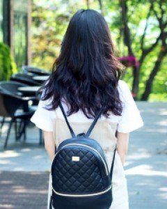 퀼팅 태슬 미니 백팩 K20240