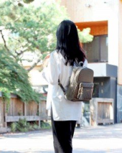 누빔 미니 백팩 B18562