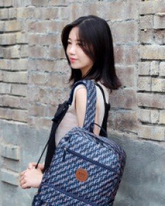 남여공용 가벼운 지퍼 백팩 K59002