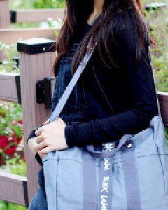 레터링 캔버스 크로스 백 G10468