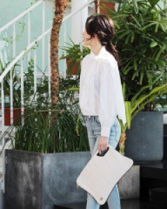 플리츠 클러치백  C-180403