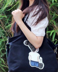 스팽글 캔버스 숄더백 K71765