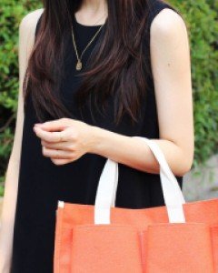 캐주얼 크로스 면가방 K51778