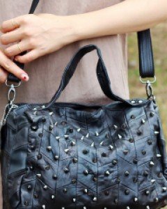 소가죽 스터드 크로스 백 S7888