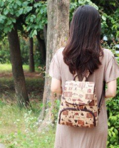 기하학 도형 무늬 백팩 SG-1001