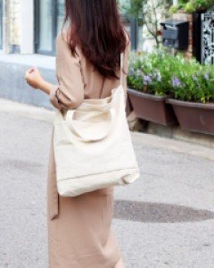 패브릭 면 크로스 백 가방 K21129