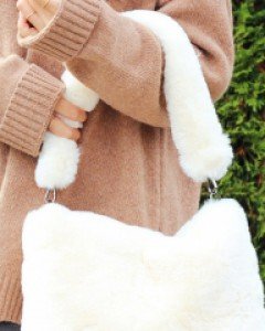 페이크 퍼 미니 백 K29631