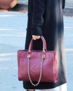 스퀘어 체인숄더 토트 백 G18905