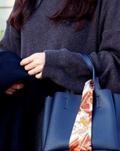 스카프리본장식 미니 크로스백 G18922