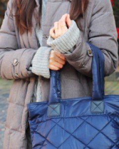 패딩 누빔 숄더 크로스 백 A10569