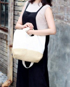 비스코스 캔버스 숄더백 K10035