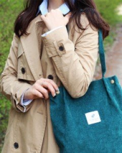 코듀로이 스몰 숄더백 E10578