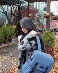 캐주얼 버클장식 학생 직장인 백팩 B13495