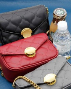 누빔 미니 체인백 G11201